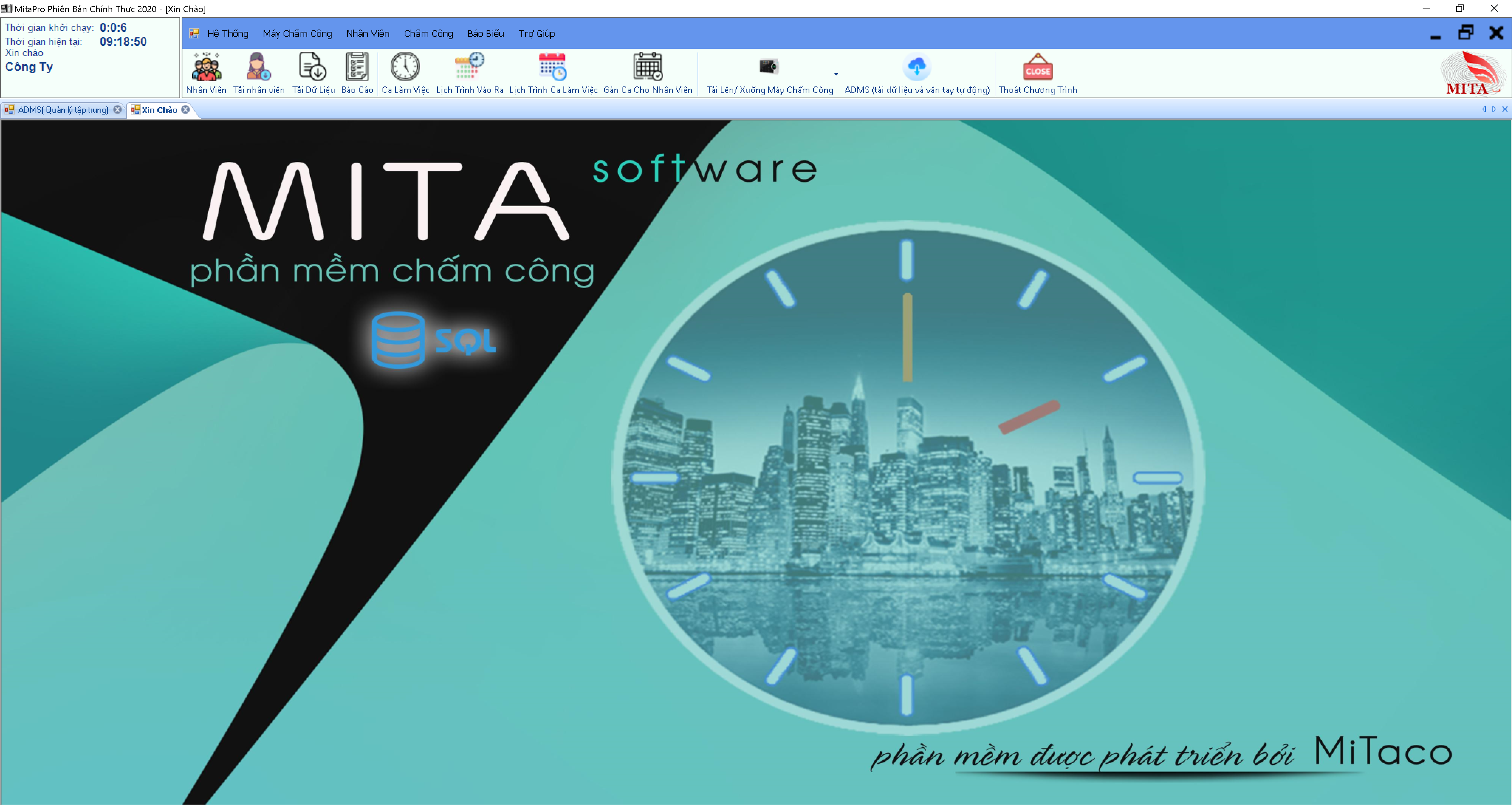 Phần mềm chấm công MitaPro